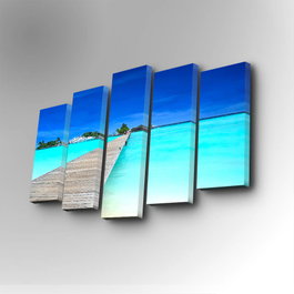 Wallity Cuadro Decorativo en Lienzo 5 Piezas 5PUC-027